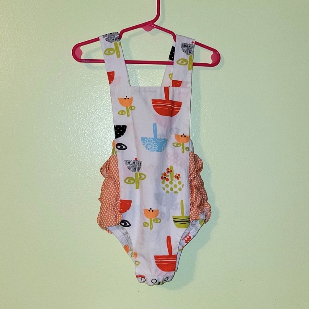Jelly the Pug Ruffle Bum Bubble, 2T
